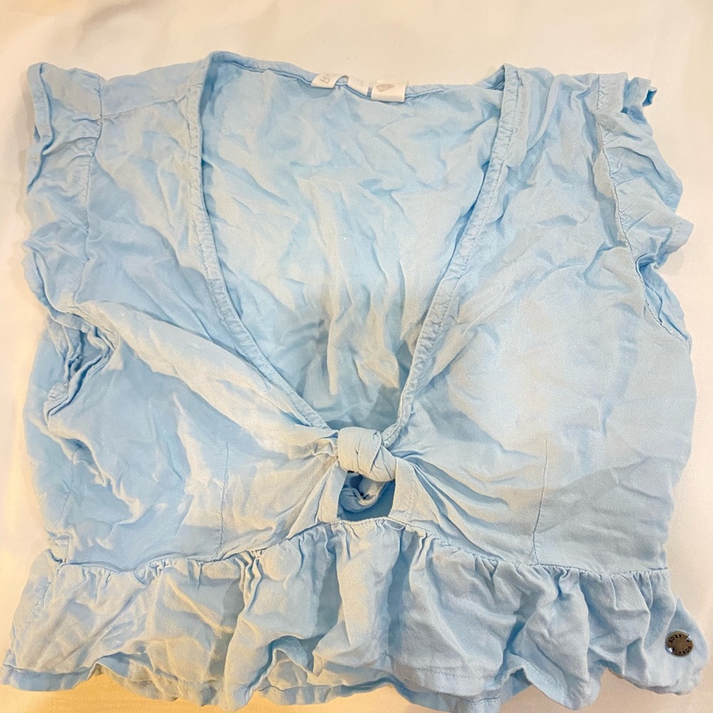 Roxy front tie top